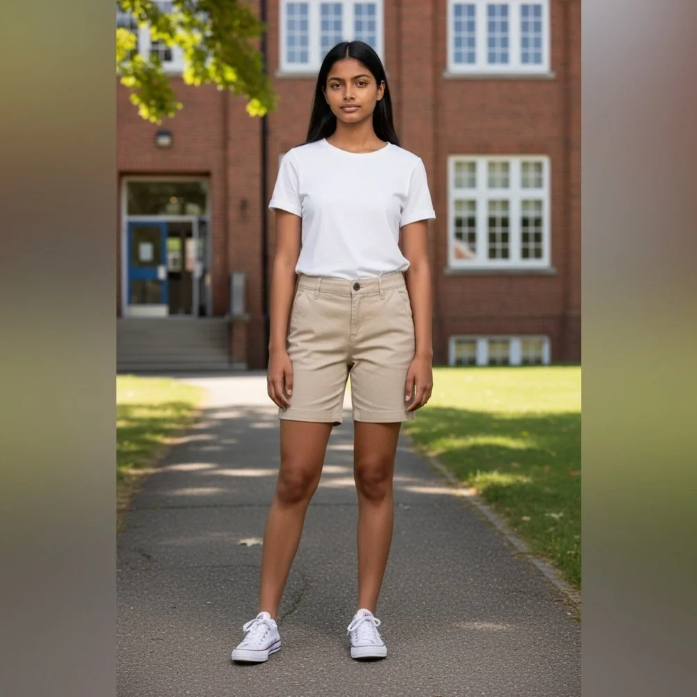 Old Navy Girl Sz 14 Tan Shorts